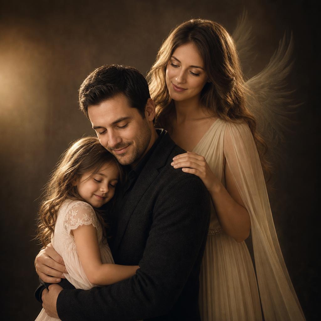 Sample Angel Tribute memorial portrait